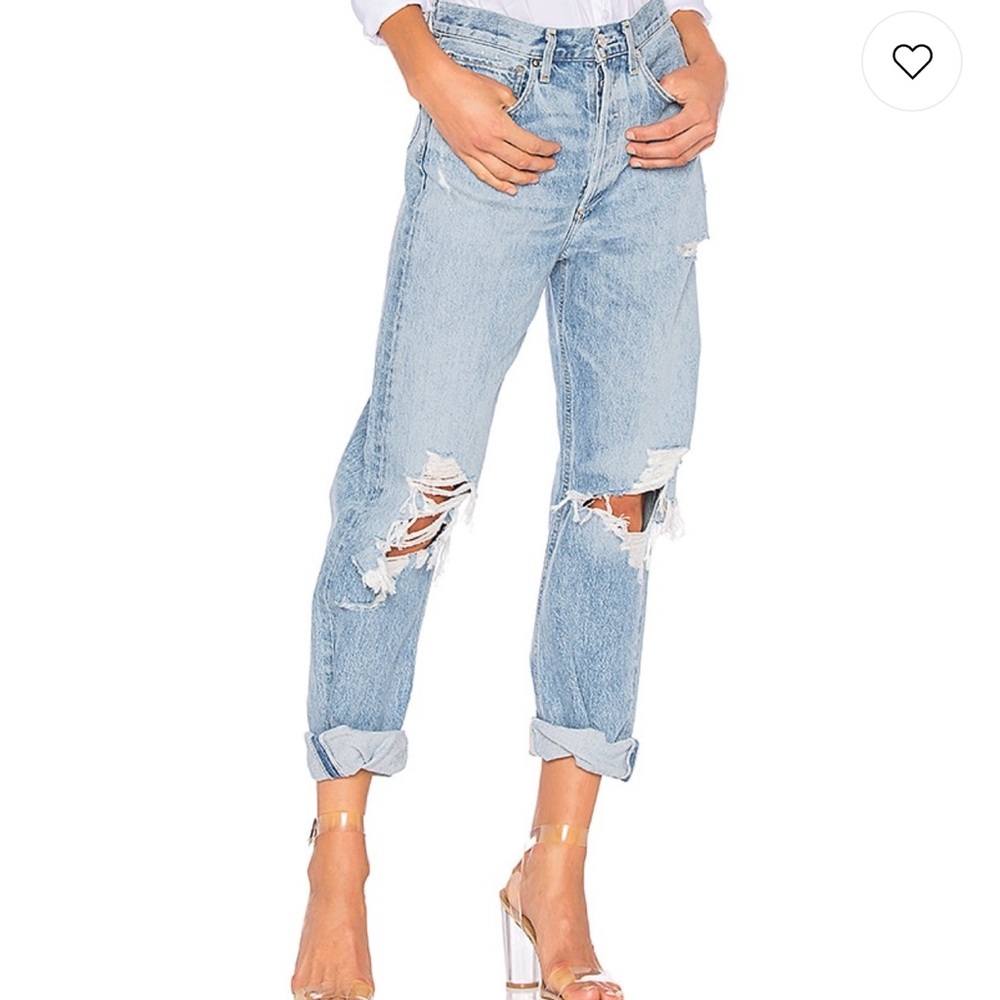 Agolde 90s mid rise loose fit in fall out size 26